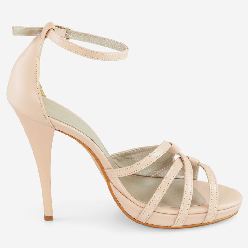 Sandale Piele Nude Impletite D20 - orice culoare
