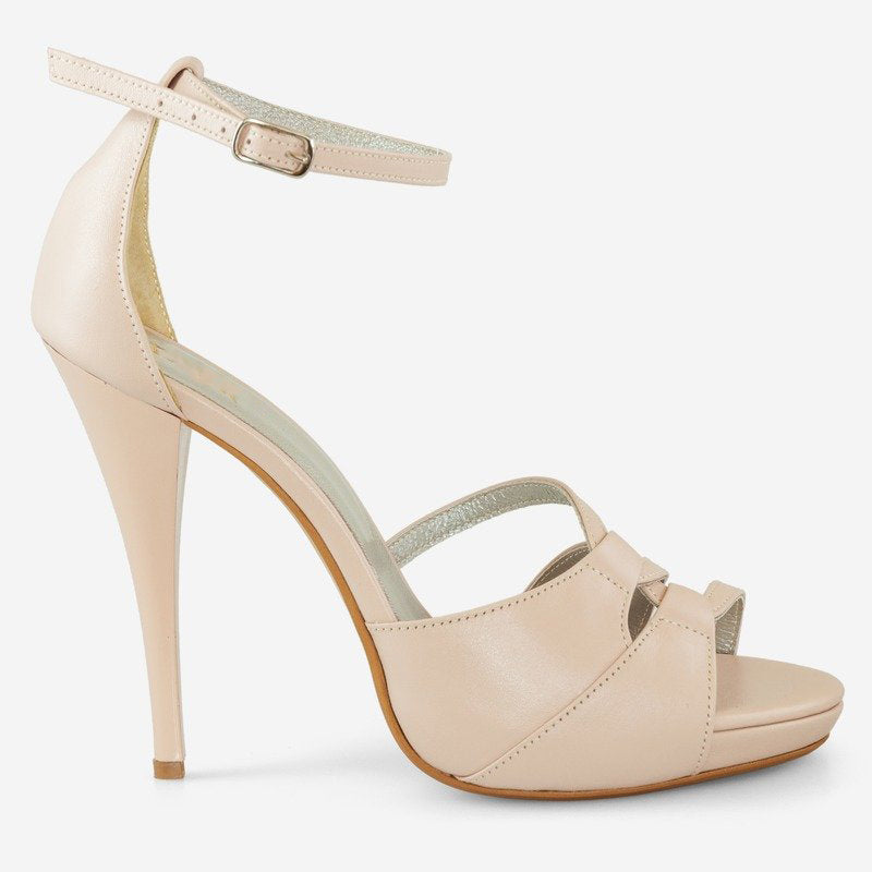 Sandale Piele Nude Impletite D20 - orice culoare