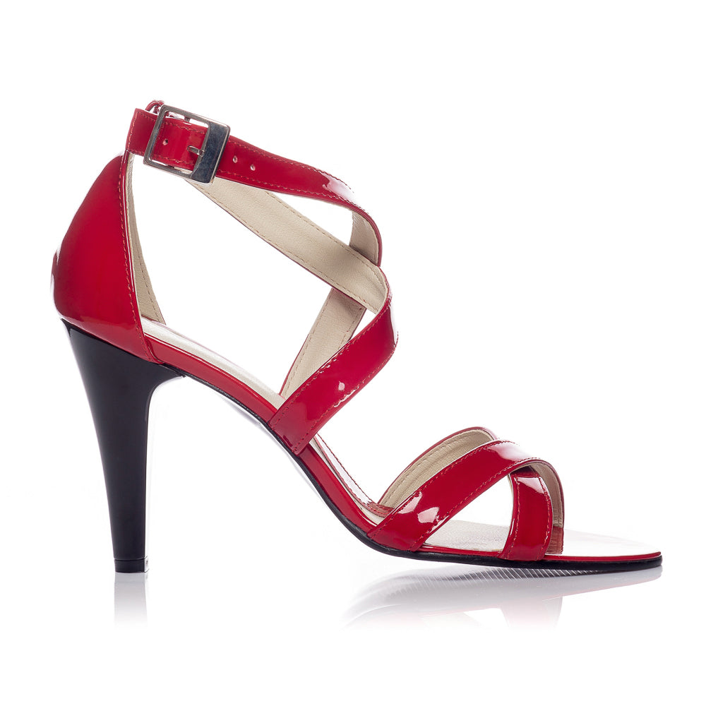 Sandale dama piele office V2 Rosu - orice culoare
