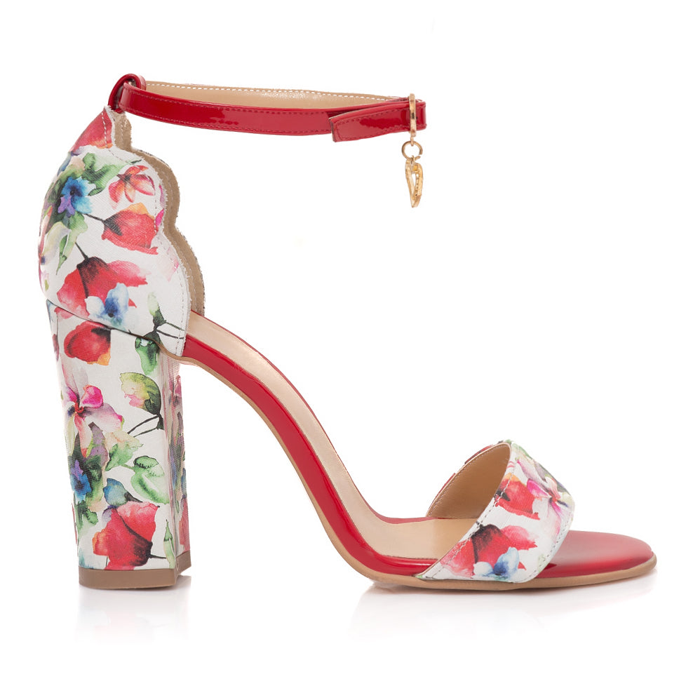 Sandale Piele Floral Sweetheart T12- orice culoare
