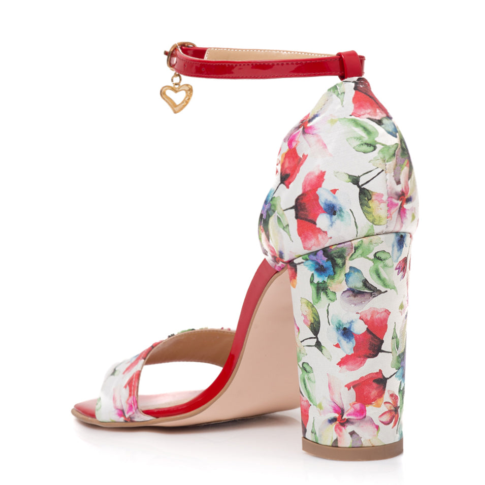 Sandale Piele Floral Sweetheart T12- orice culoare