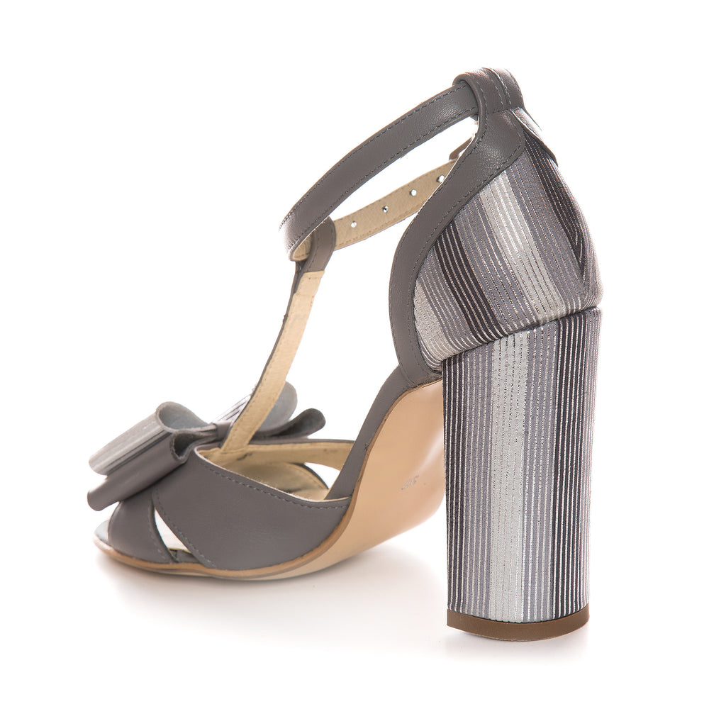 Sandale Piele Gri Derin T8 -V - orice culoare