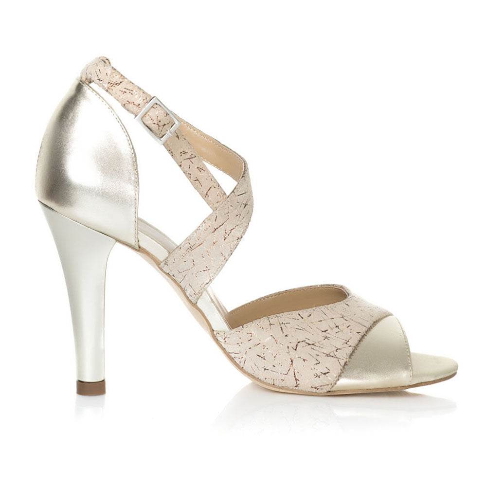 Sandale Piele Auriu Light Calista T1  - orice culoare