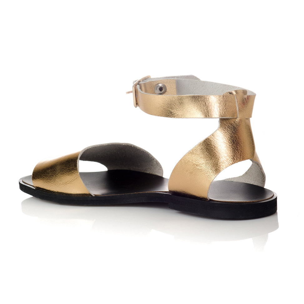 Sandale dama piele auriu Mary- orice culoare