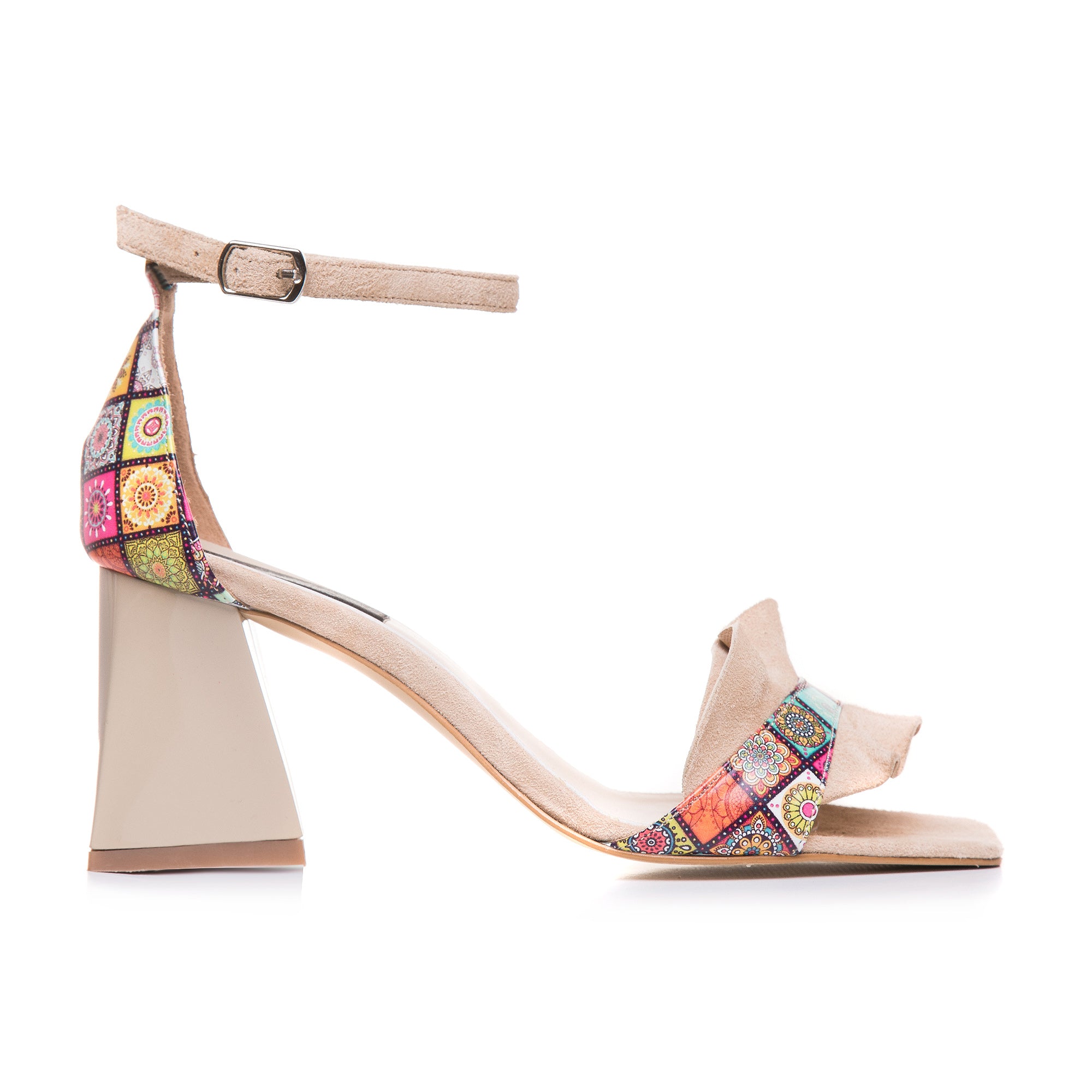 Sandale Piele Intoarsa Nude Amaya C21  - orice culoare