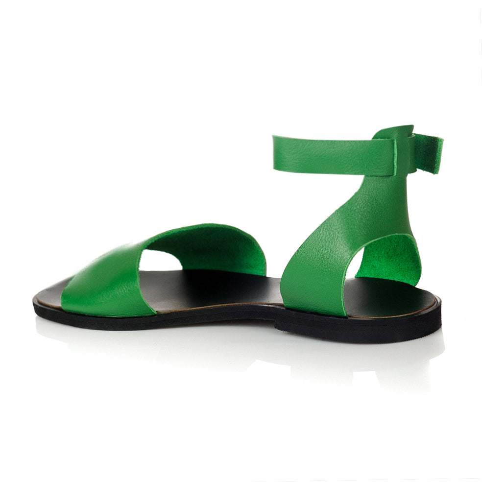 Sandale dama piele verde Mary- orice culoare