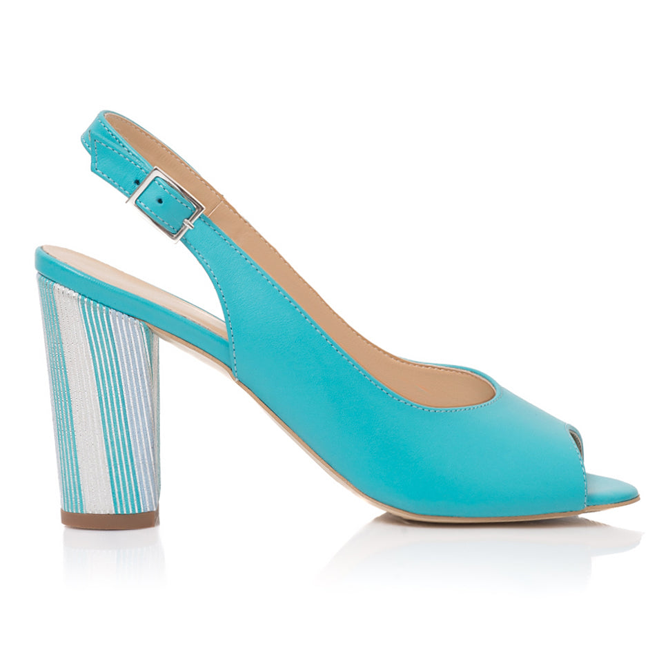 Sandale Piele Turcoaz Callia T6 - orice culoare