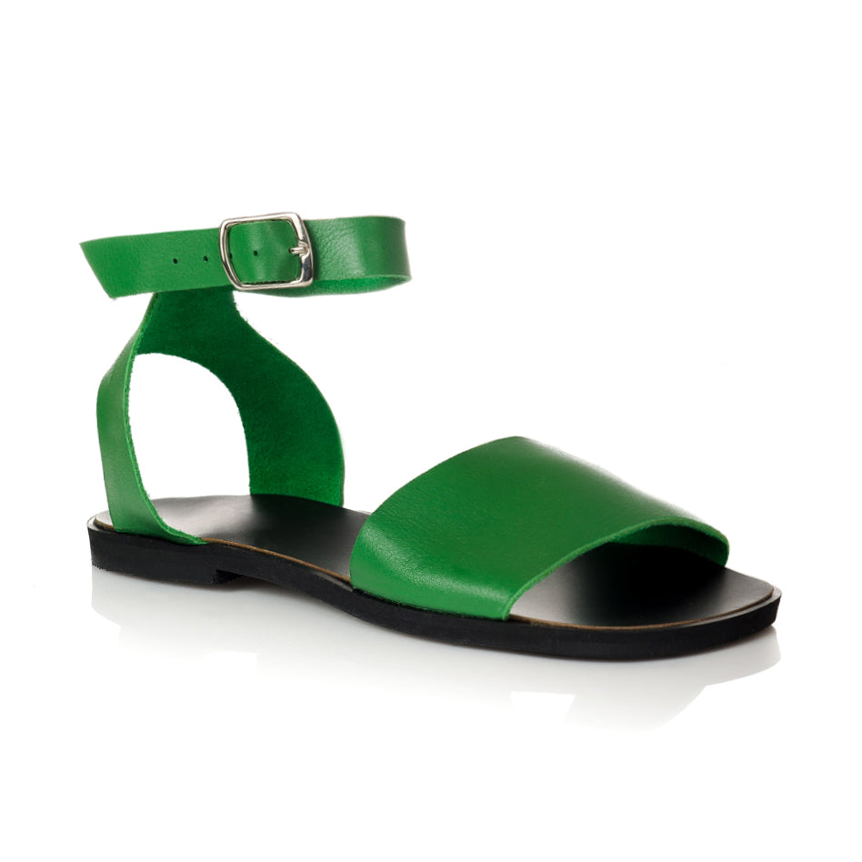Sandale dama piele verde Mary- orice culoare
