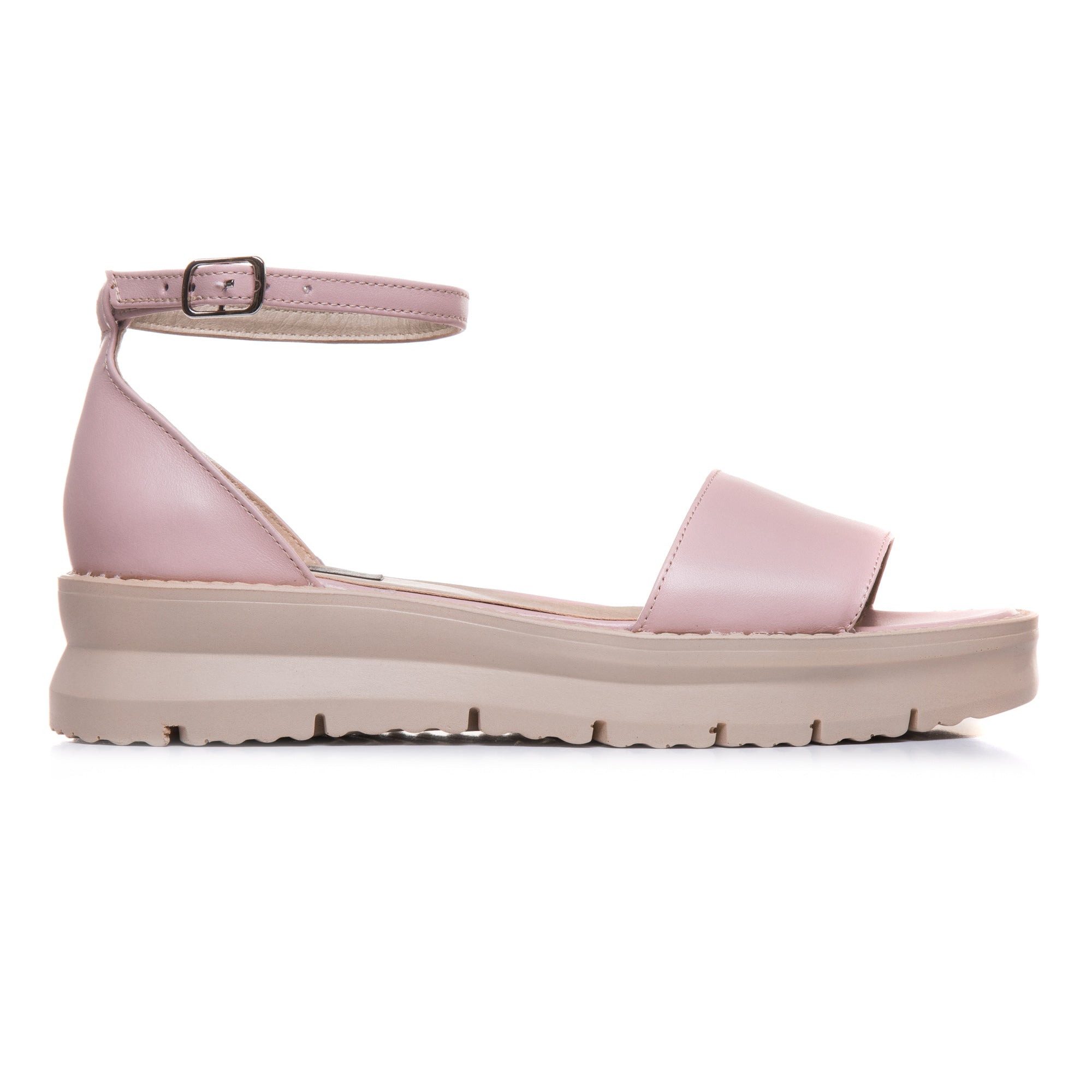 Sandale Talpa Joasa Piele Nude Cathy V14  - Orice Culoare