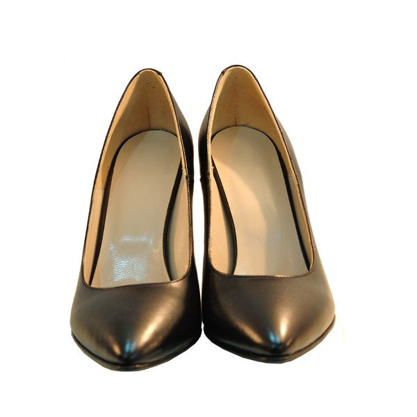 Pantofi stiletto Diva piele naturala negru