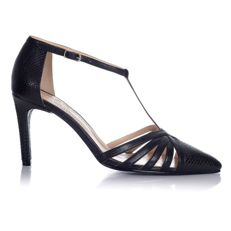 Pantofi Stiletto piele Retro F5 - orice culoare