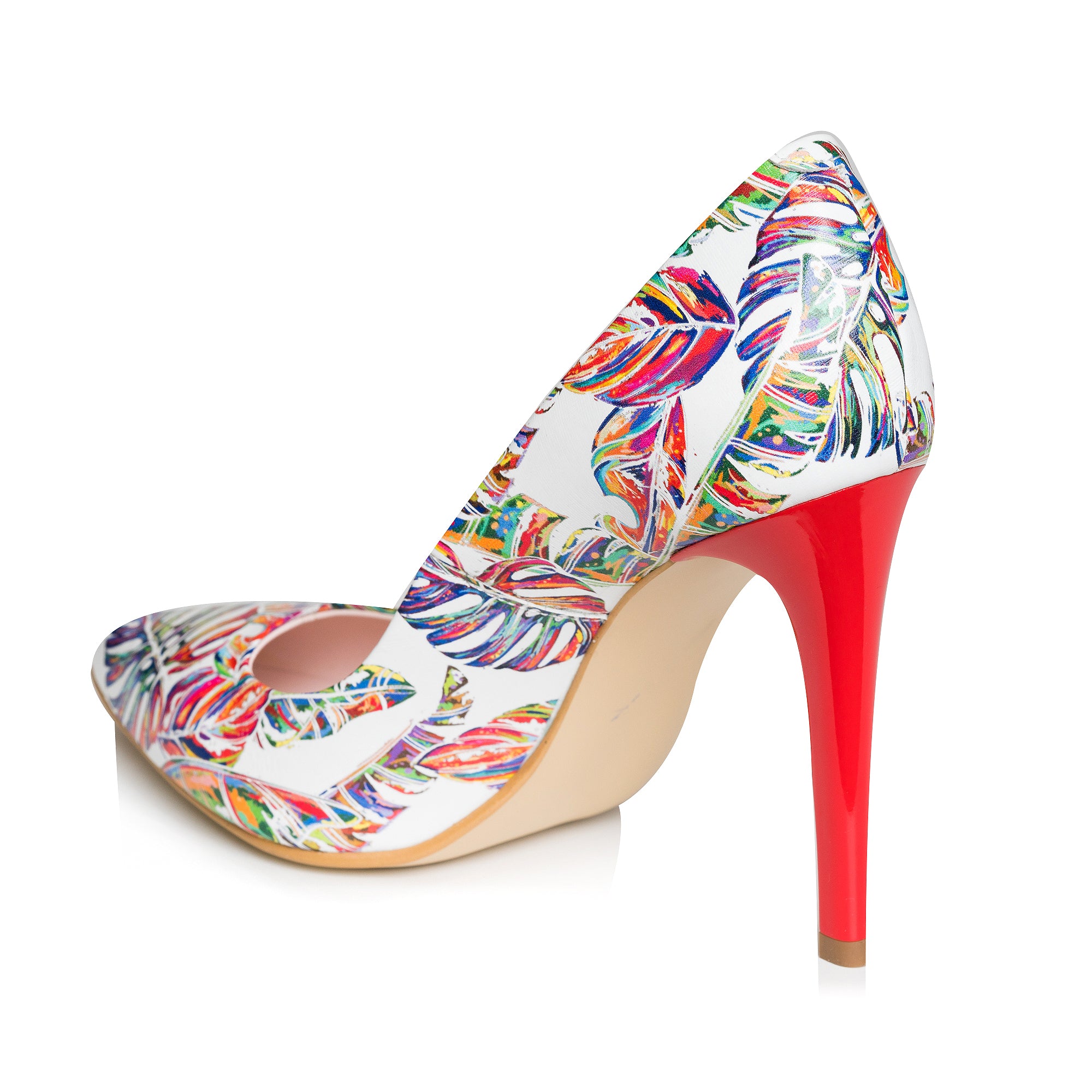 Pantofi Stiletto Very Chic Piele Frunze Color  - orice culoare