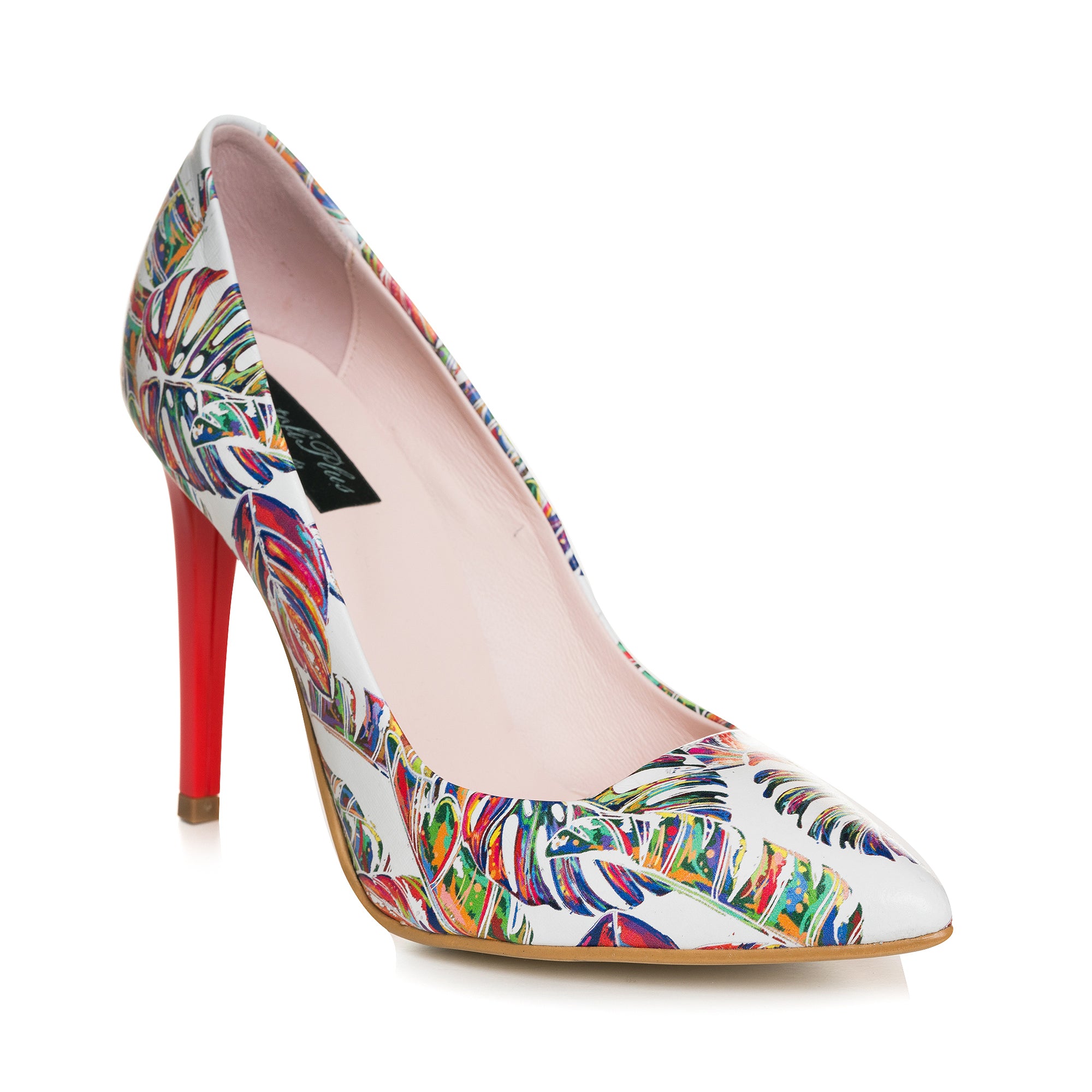 Pantofi Stiletto Very Chic Piele Frunze Color  - orice culoare