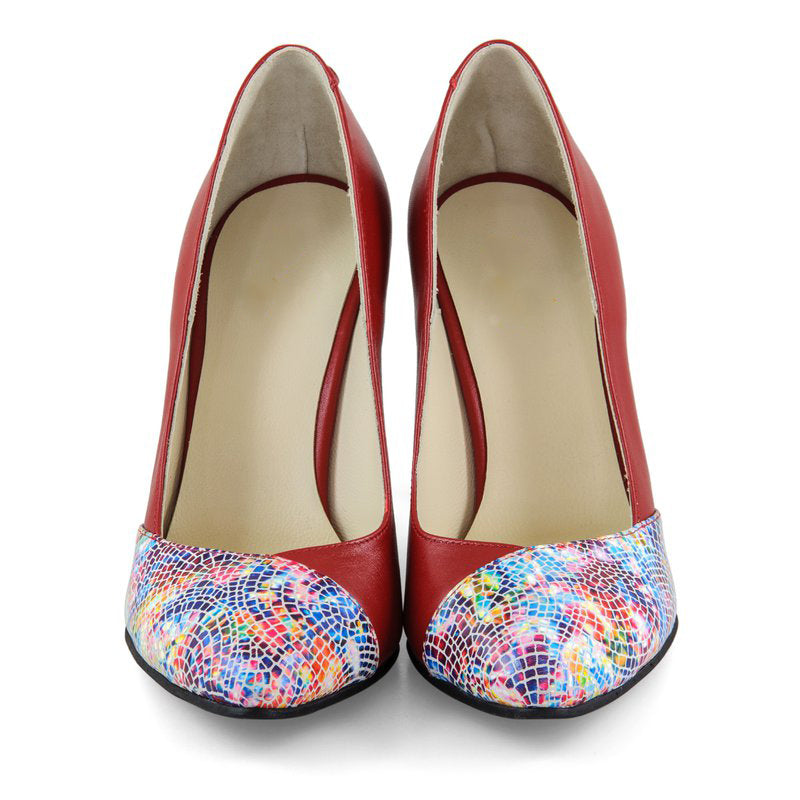Pantofi Piele Stiletto Patrice Rosu D35 - orice culoare