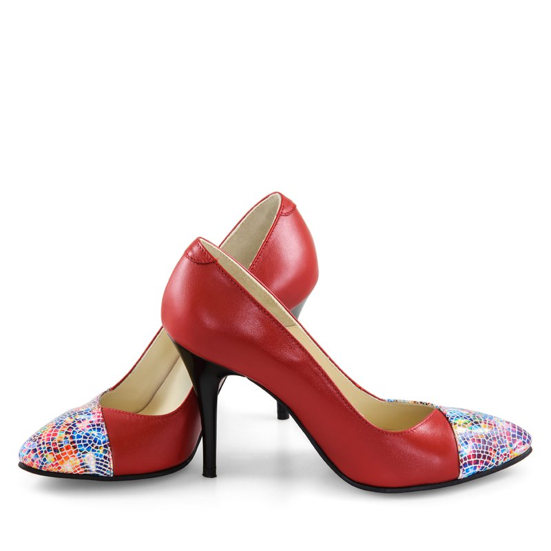 Pantofi Piele Stiletto Patrice Rosu D35 - orice culoare