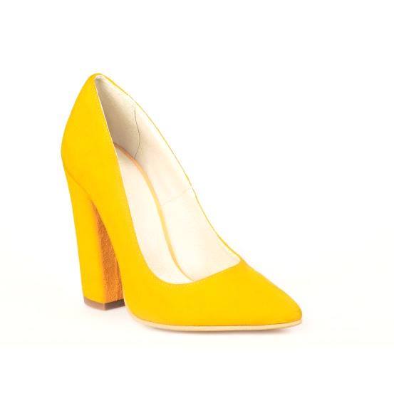 Pantofi Piele Stiletto M3 Galben- orice culoare