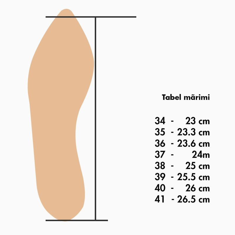 Balerini Piele Nude/Negru  D15 - orice culoare