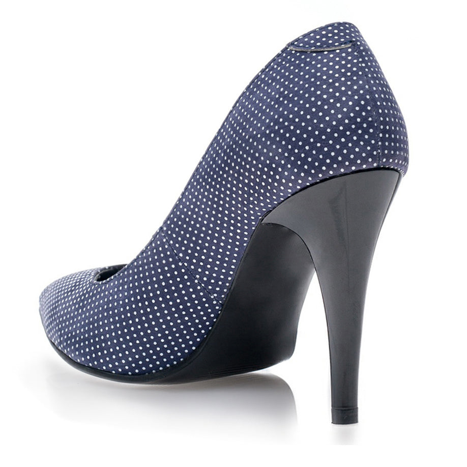 Pantofi Stiletto Bleumarin Buline V10 - orice culoare
