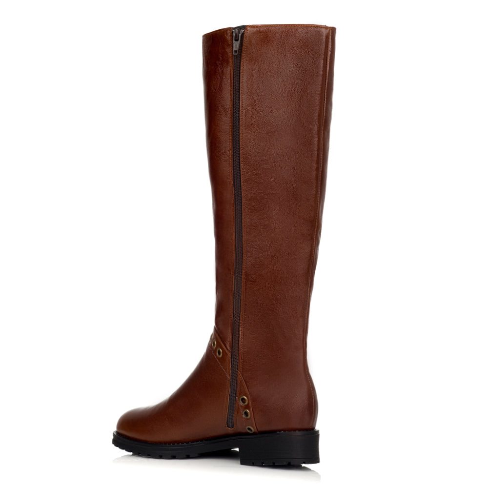 Cizme Talpa Joasa Piele Coniac C8 - orice culoare
