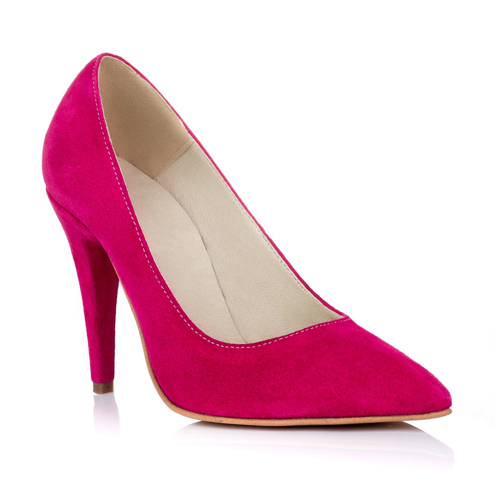 Pantofi Stiletto Piele Fuchsia L28 - orice culoare