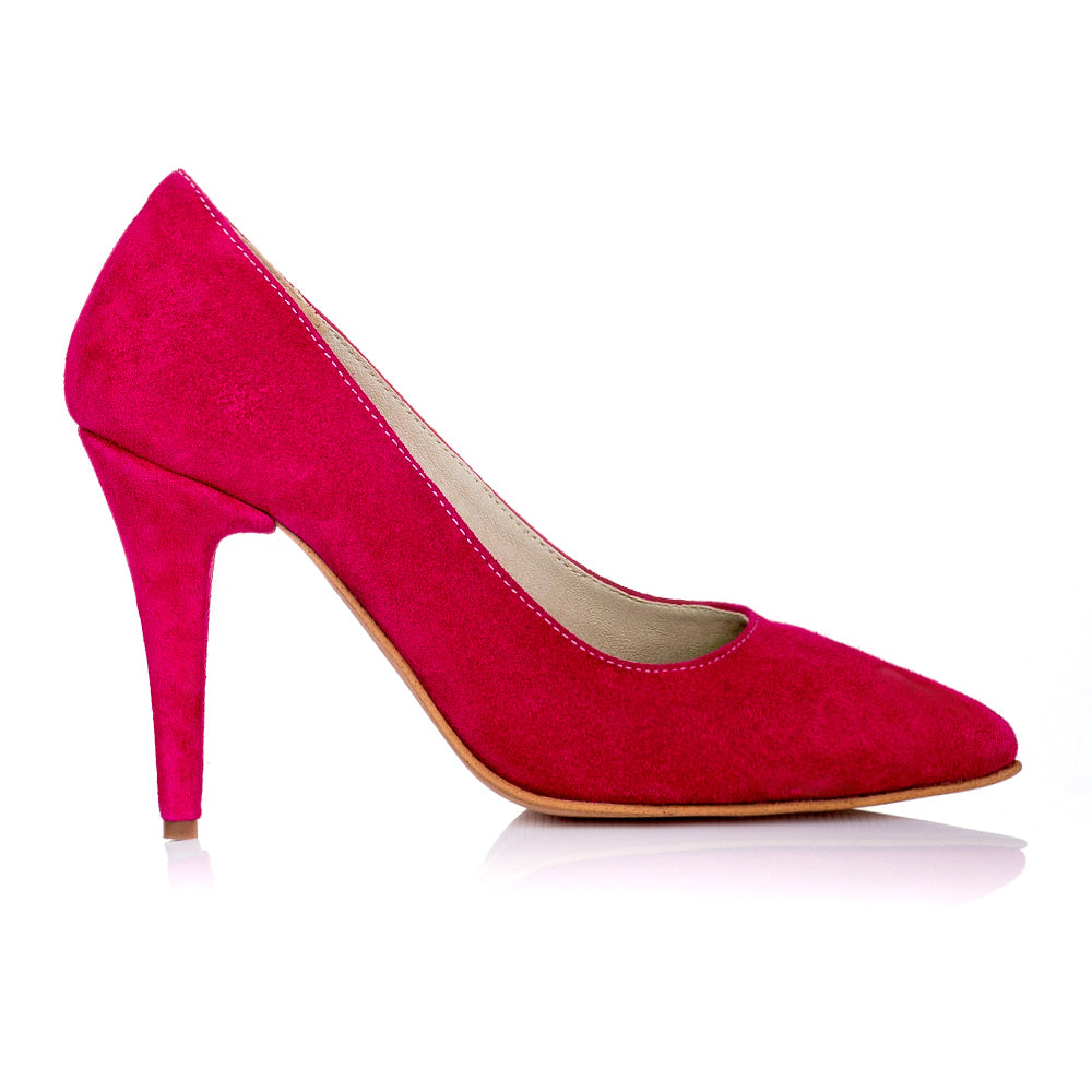 Pantofi Stiletto Piele Fuchsia L28 - orice culoare