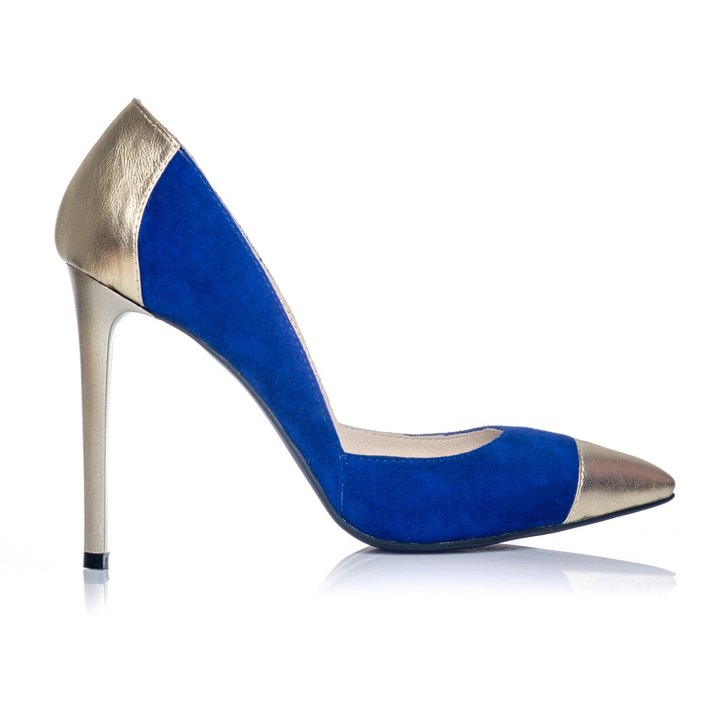 Pantofi Stiletto Albastru Electric S2 - orice culoare