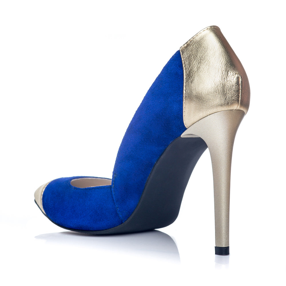 Pantofi Stiletto Albastru Electric S2 - orice culoare