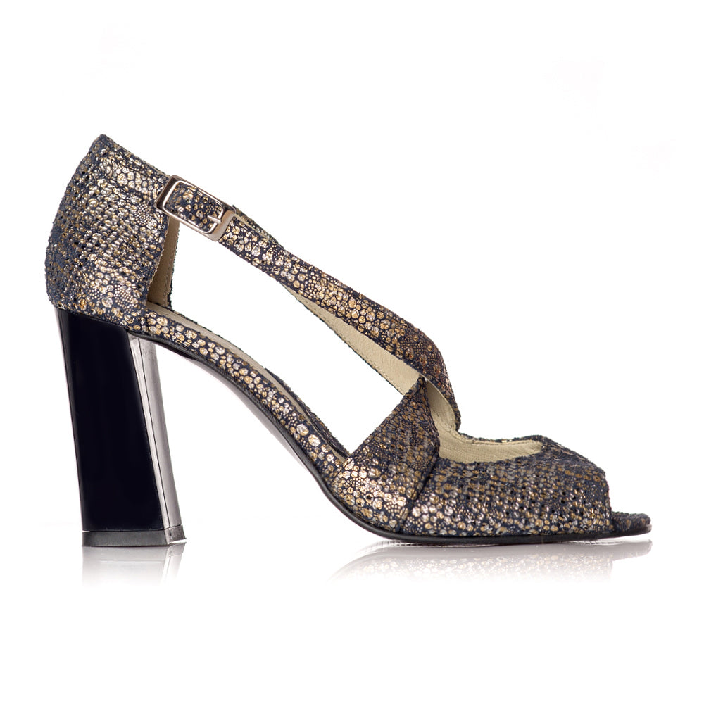 Sandale dama piele model Moni Auriu - Orice culoare