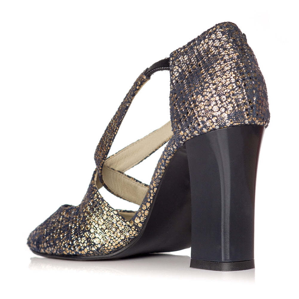 Sandale dama piele model Moni Auriu - Orice culoare