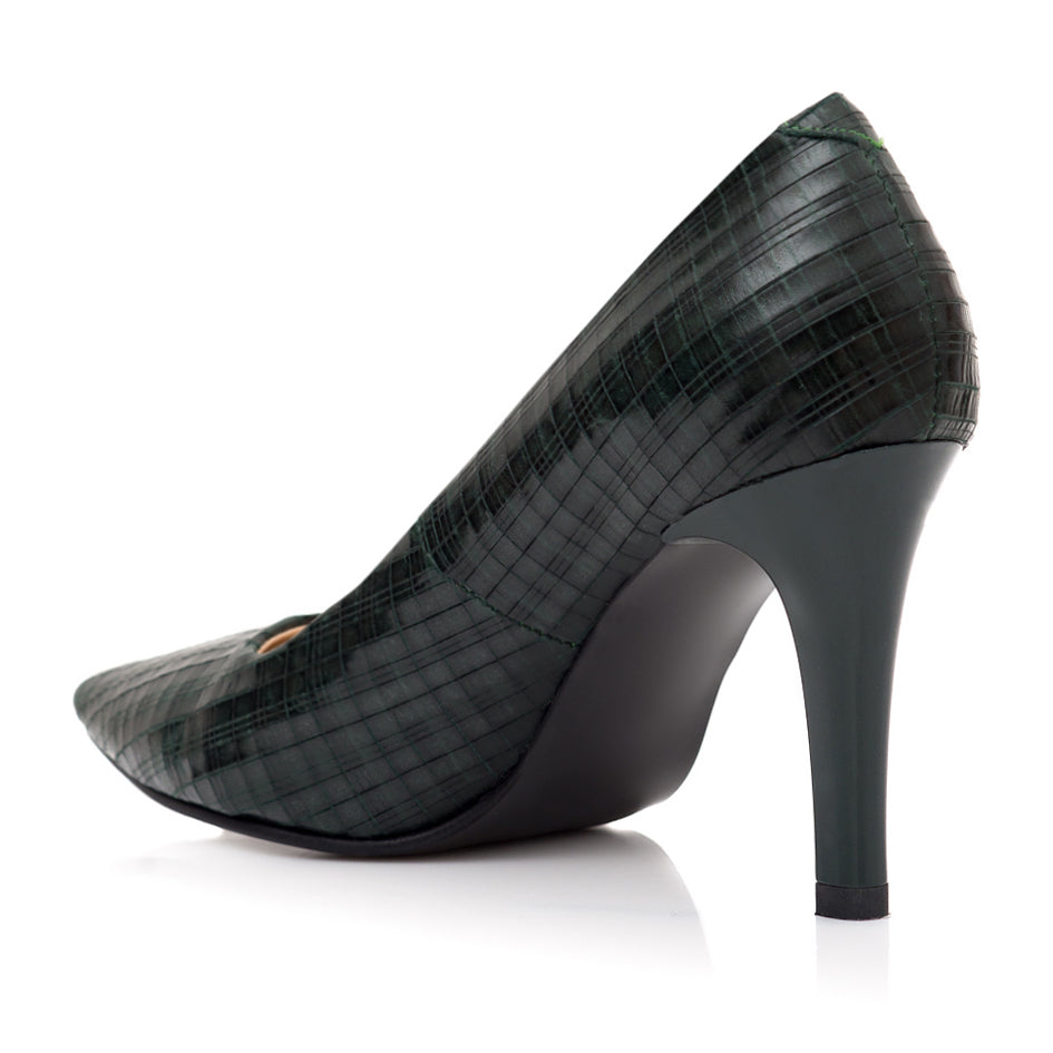 Pantofi Stiletto Piele Bleumarin Presaj C41- orice culoare