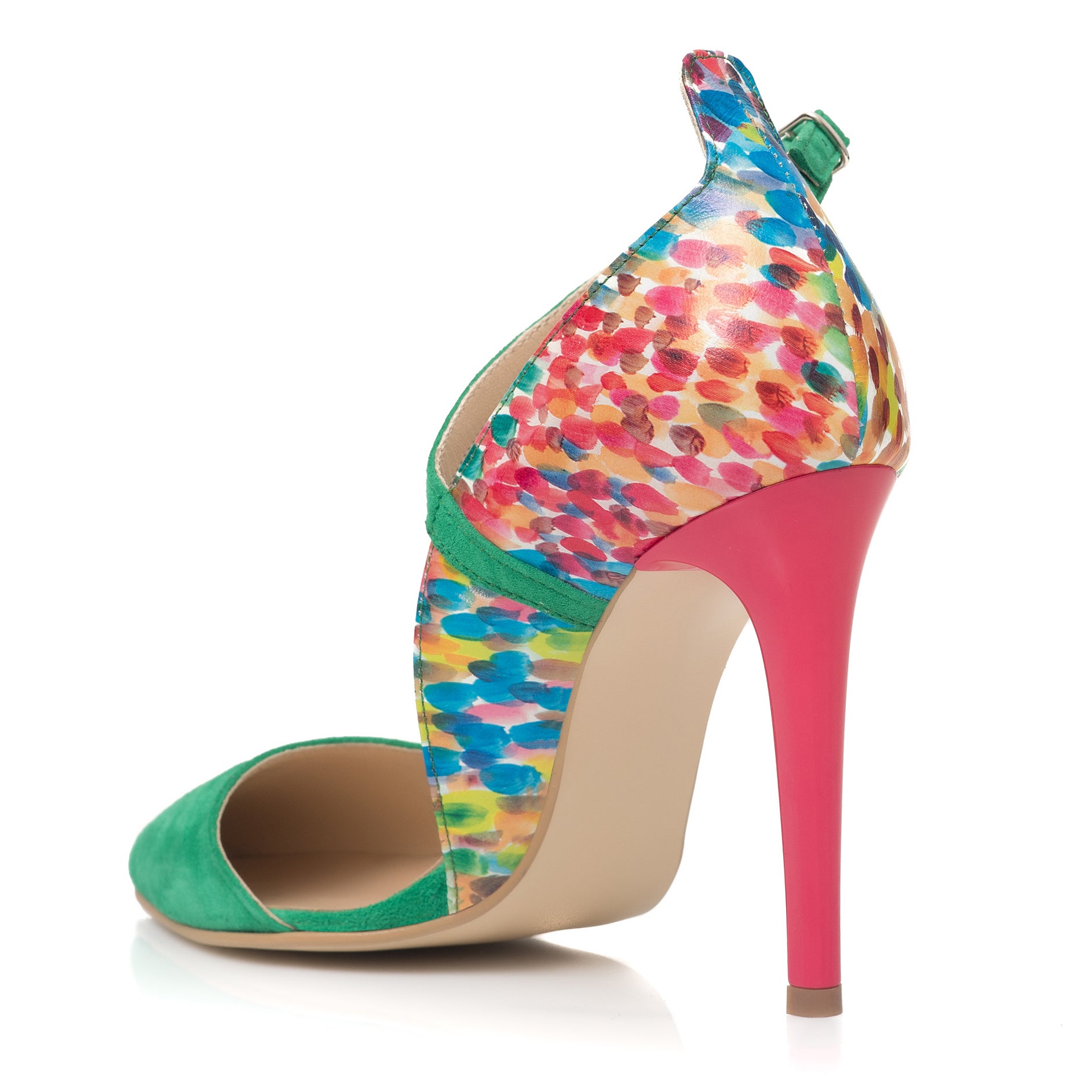 Pantofi Stiletto Verde Clara C14  - orice culoare